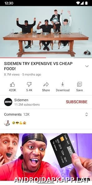 ЮТуб скриншот 3